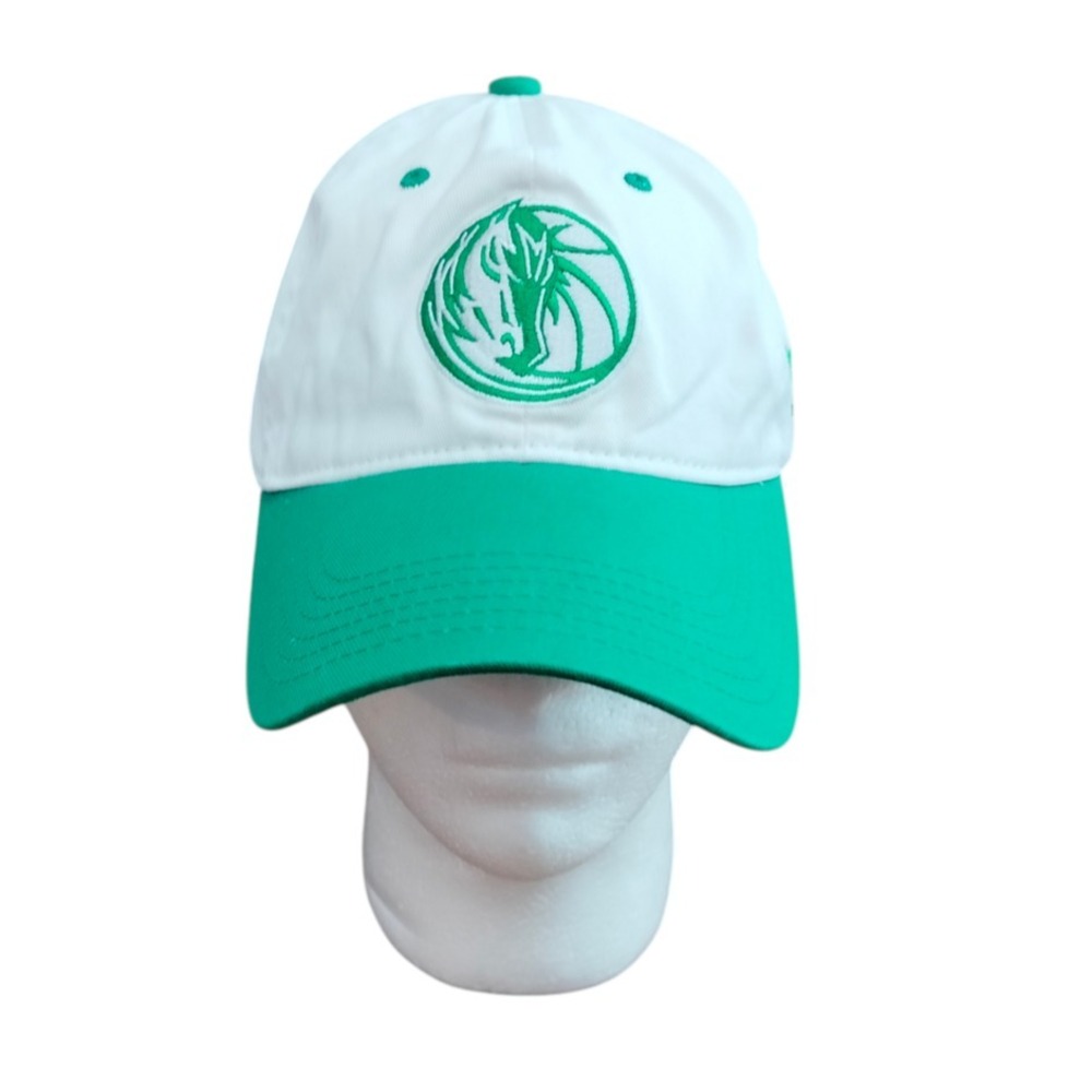 North Texas Mean Green Hat Cap Strap‎ Back Mens One Size White Green MelonWear